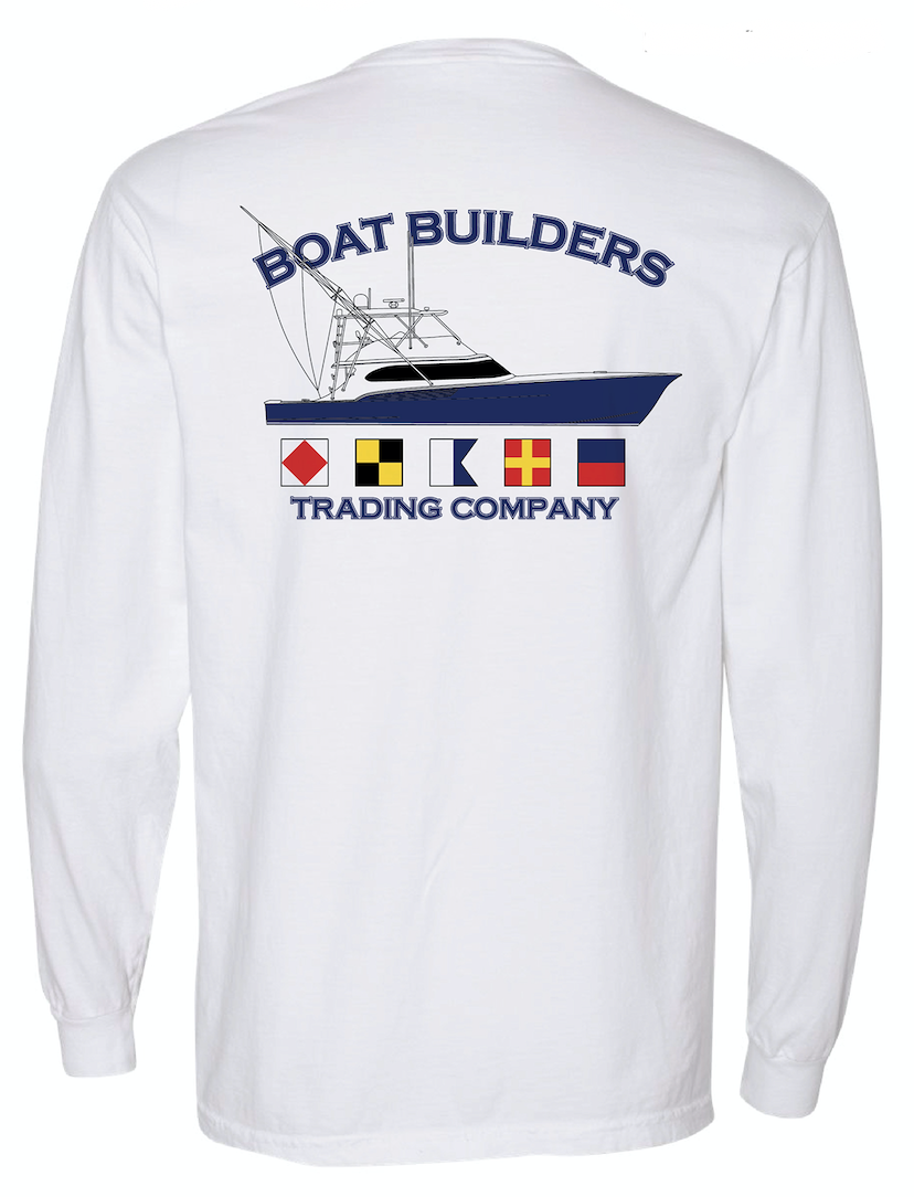 Boat Builders Trading Co. Sportfish Flag Performance Shirt XL