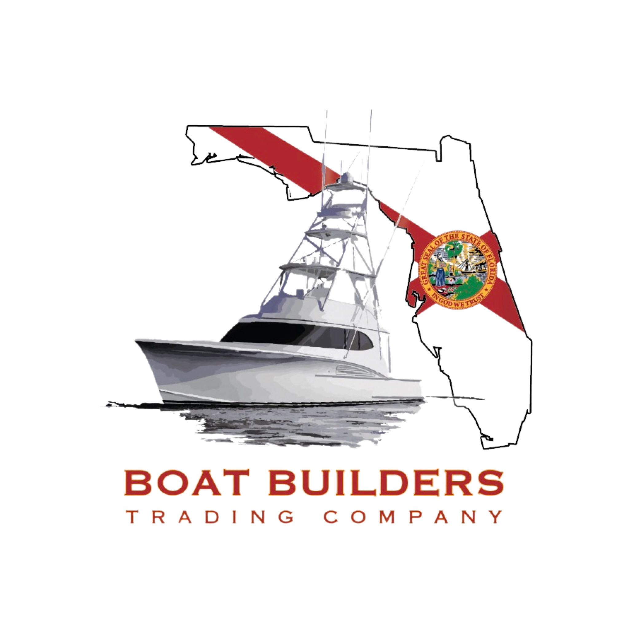 Boat Builders Trading Florida Flag 58' Sportfish - Long sleeve
