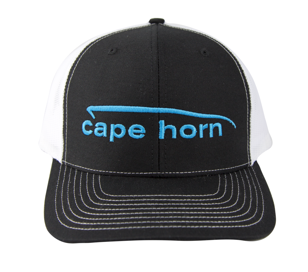 Cape Horn Structured Trucker Hat - Black