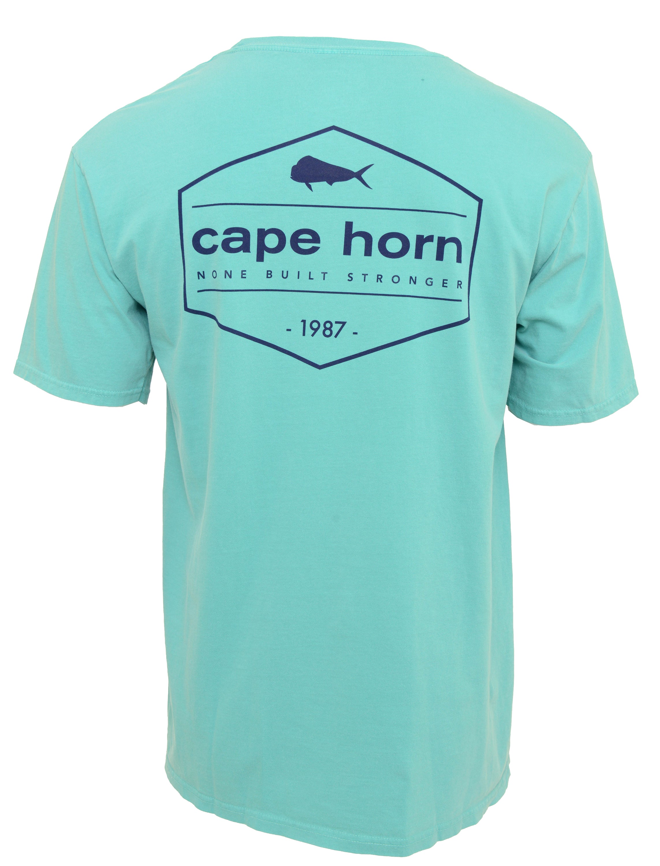 Cape Horn Vintage Stamp Cotton Short Sleeve