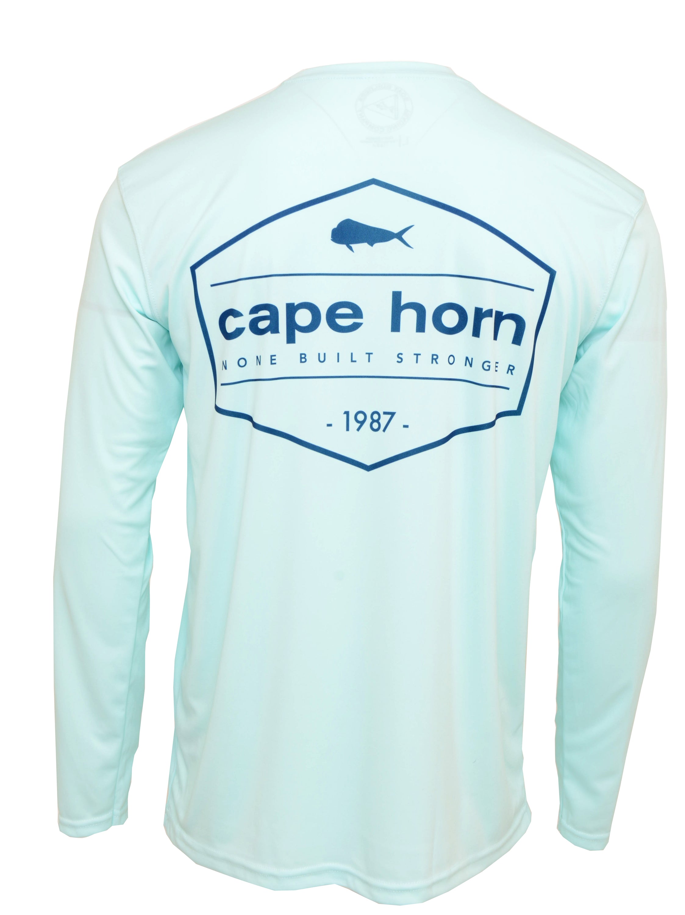 Cape Horn Vintage Stamp Performance Long Sleeve Shirt
