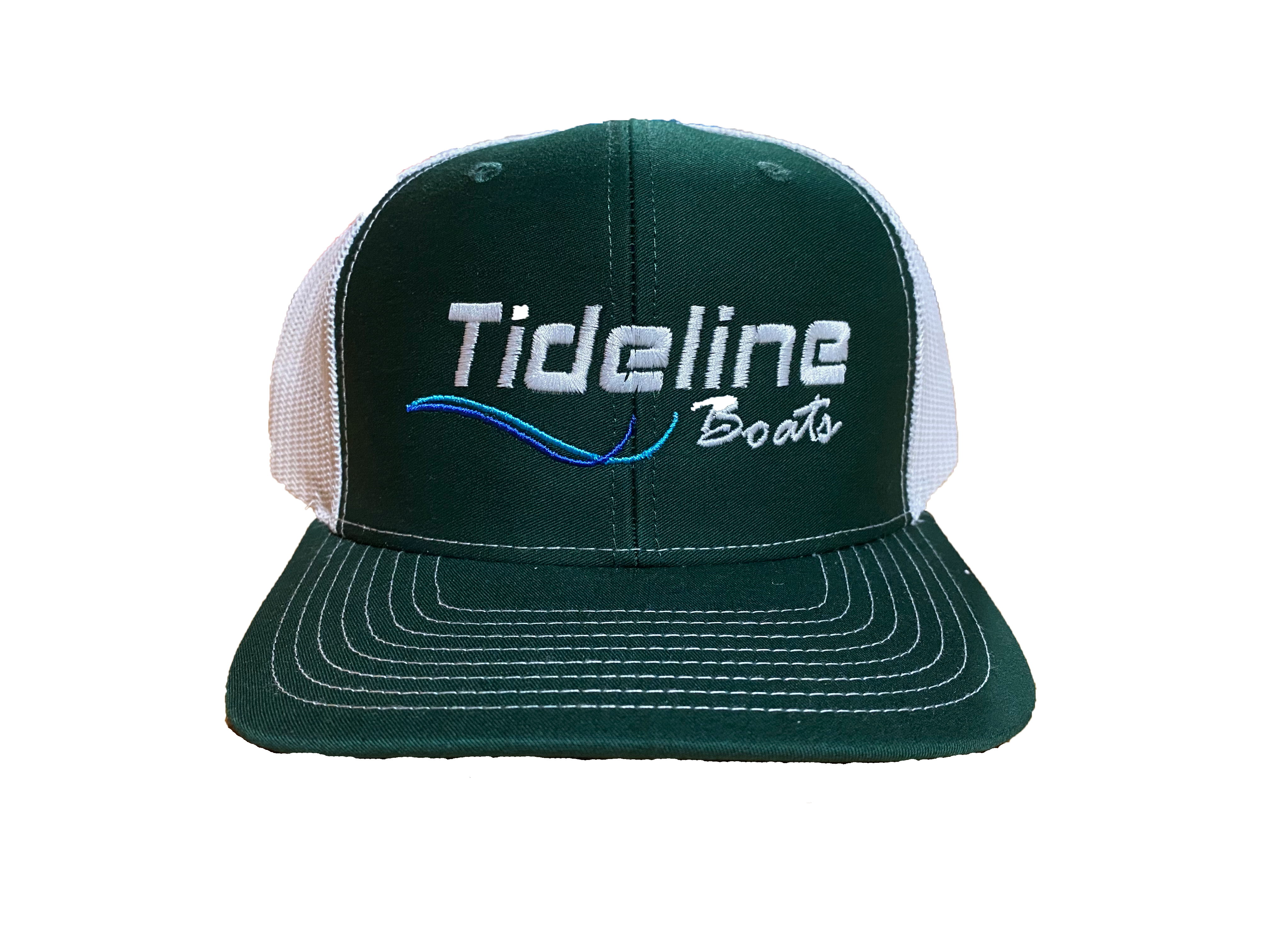 Tideline Boats Green Trucker Hat