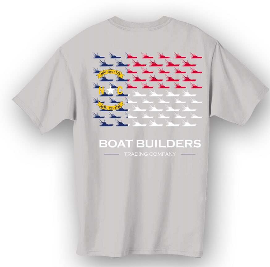 Boat Builders Trading Co. - NC Sportfish Flag Short Sleeve