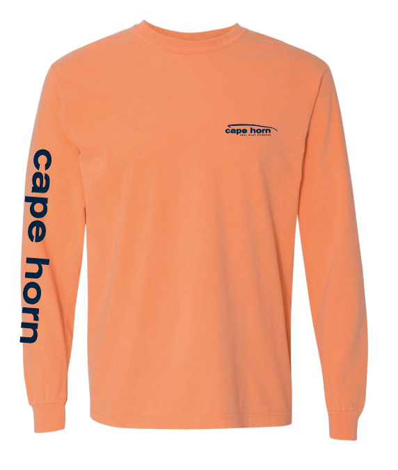 Cape Horn Classic Logo Long Sleeve Shirt - Sunrise Orange
