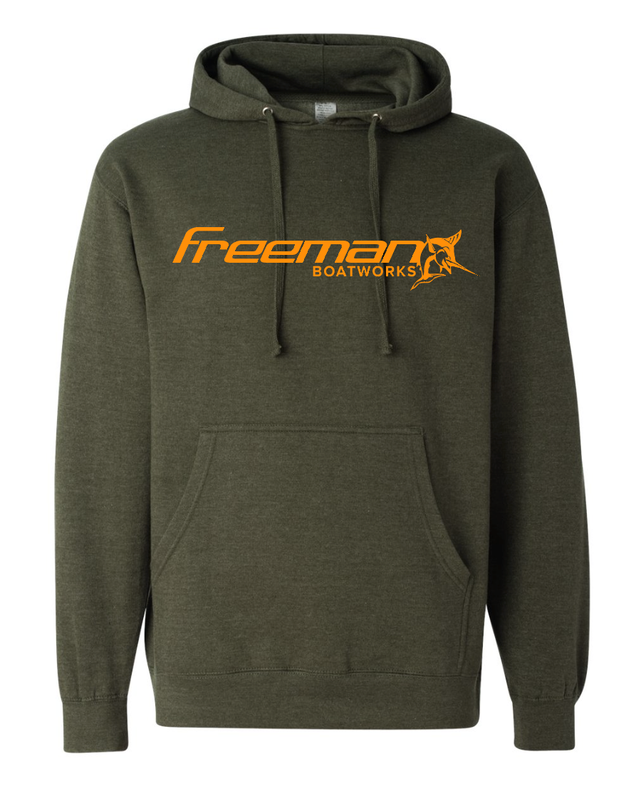 Limited Edition Freeman Boatworks Sweatshirt - Fall Blaze
