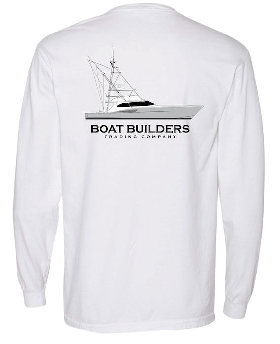 Boat Builders Trading Co. Sport Fisher Long Sleeve -  Grey Hull