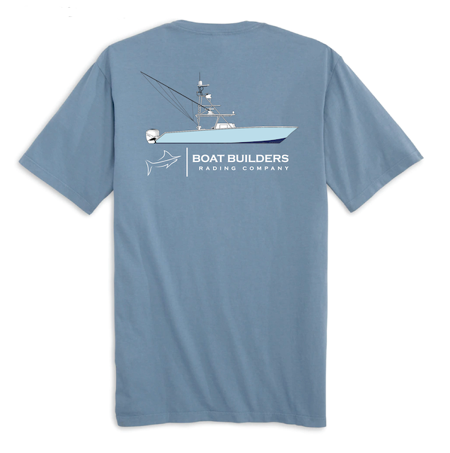 Boat Builders Trading Co. Center Console w Tower Short Sleeve Shirt