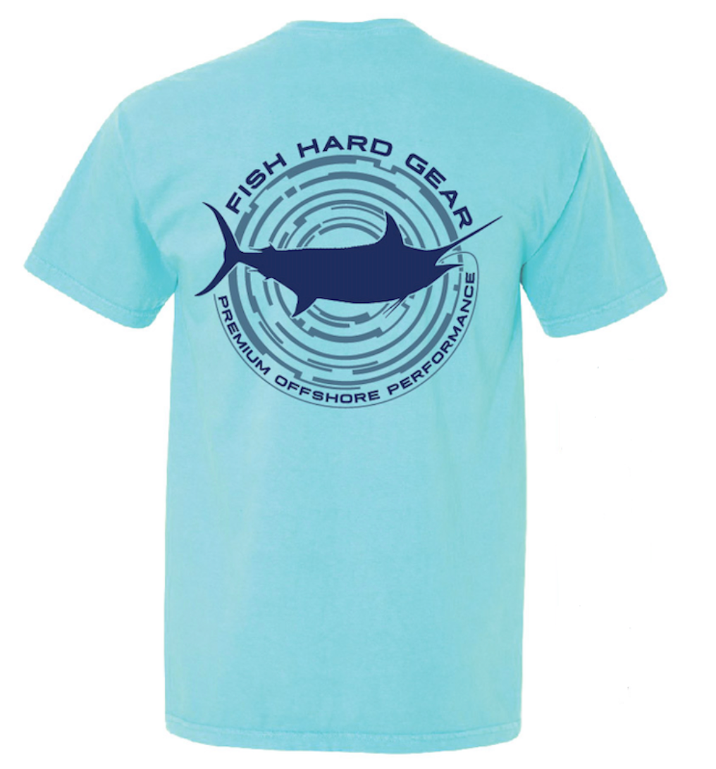 Fish Hard Gear Logo Marlin Tee