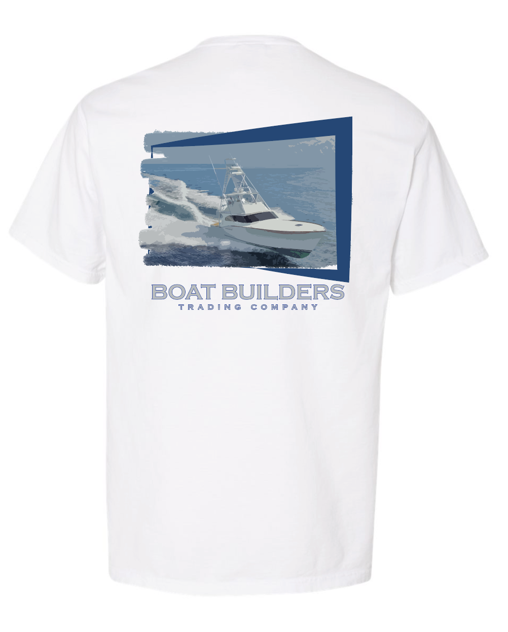Boat Builders Trading Co Custom Sportfisher "Reel Frame" - Short Sleeve Tee