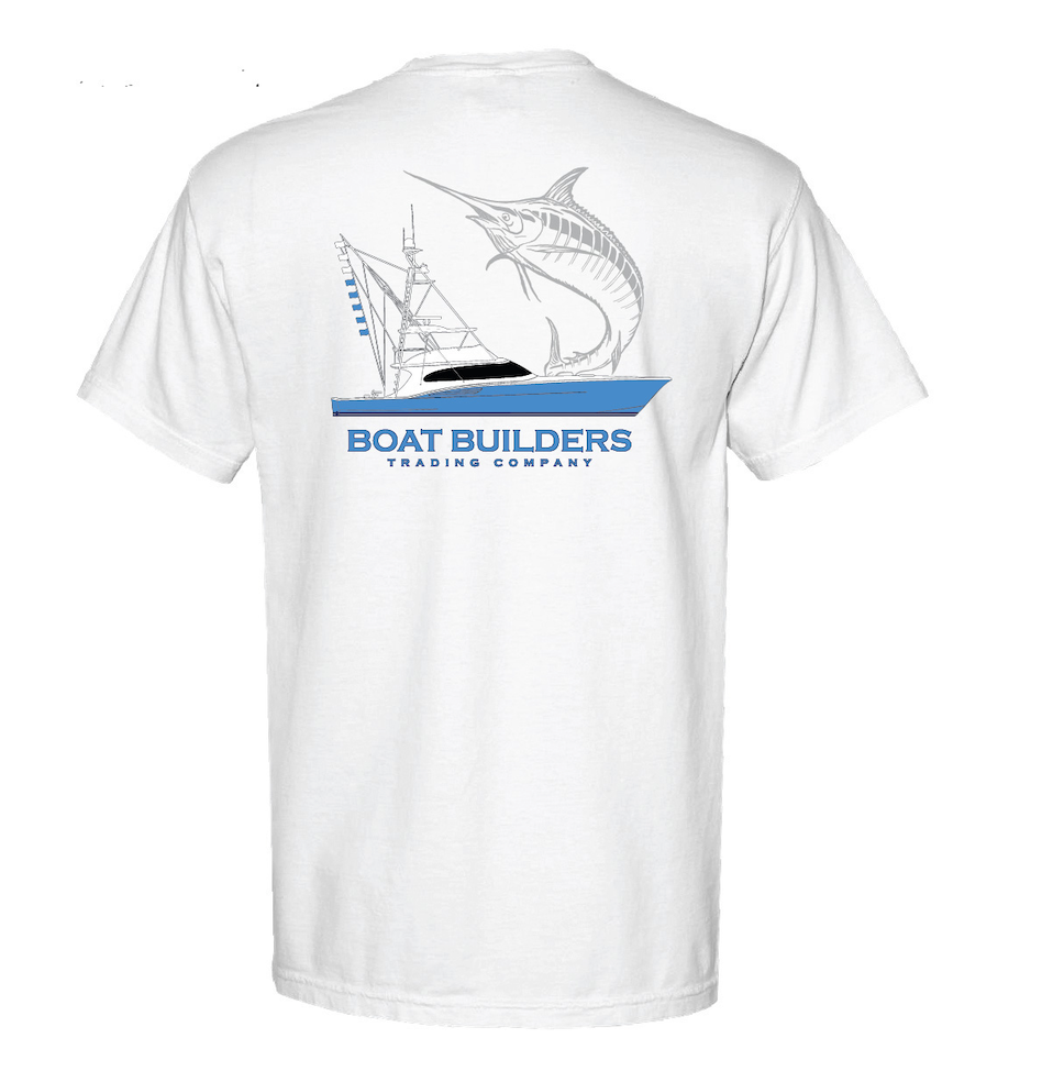 Custom Boat Name Sailfish Fishing T-Shirt