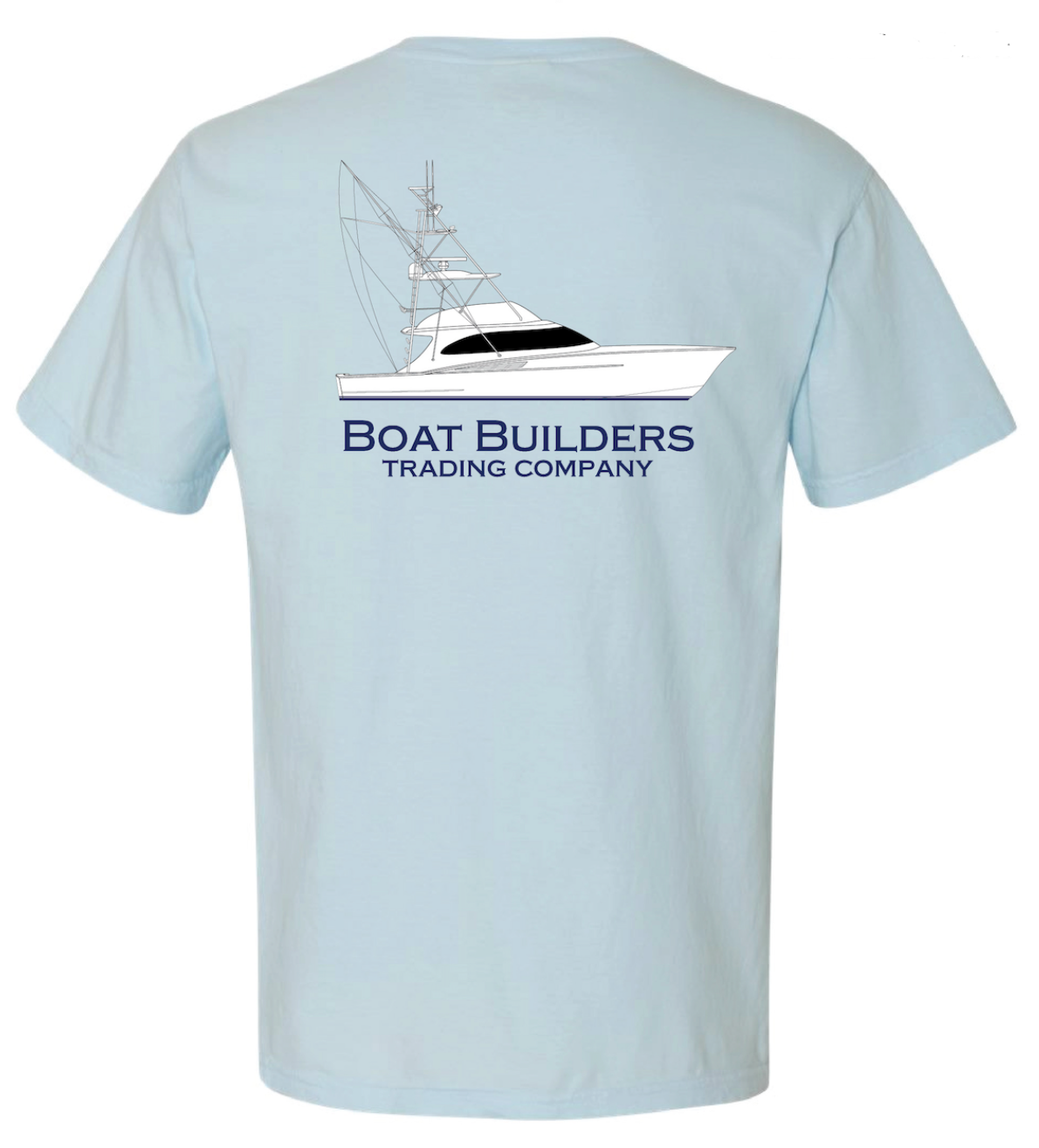 Boat Builders Trading Company Custom White Sportfish 2XL / Navy