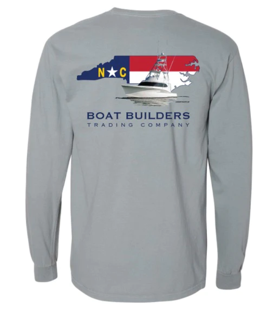 Boat Builders Trading - NC Flag Caison Yachts Long Sleeve