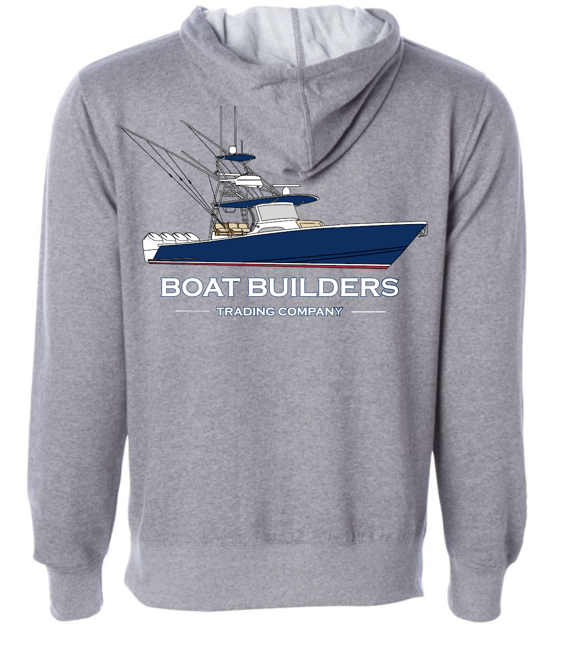 Boat Builders Trading Custom Center Console Hoodie "Stars and Stripes"