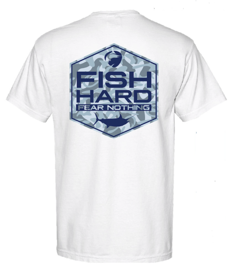 Fish Hard Gear Camo Marlin Tee