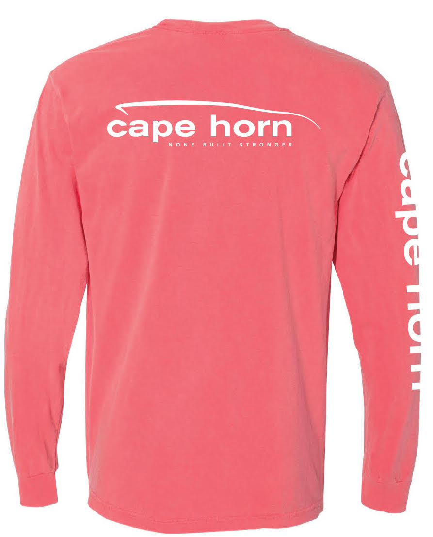 Cape Horn Classic Logo Long Sleeve Shirt - Watermelon